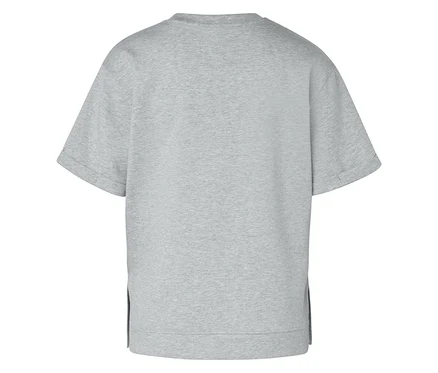 Graues T-Shirt von hinten.