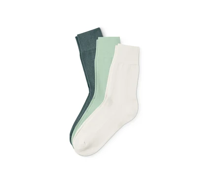 3 Paar Socken, grün.