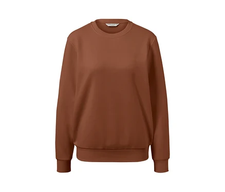 Braunes Sweatshirt.