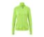 Limefarbene Funktionsjacke mit Reißverschluss.