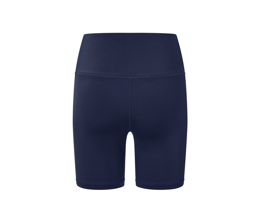 Dunkelblaue kurze Sporttight.