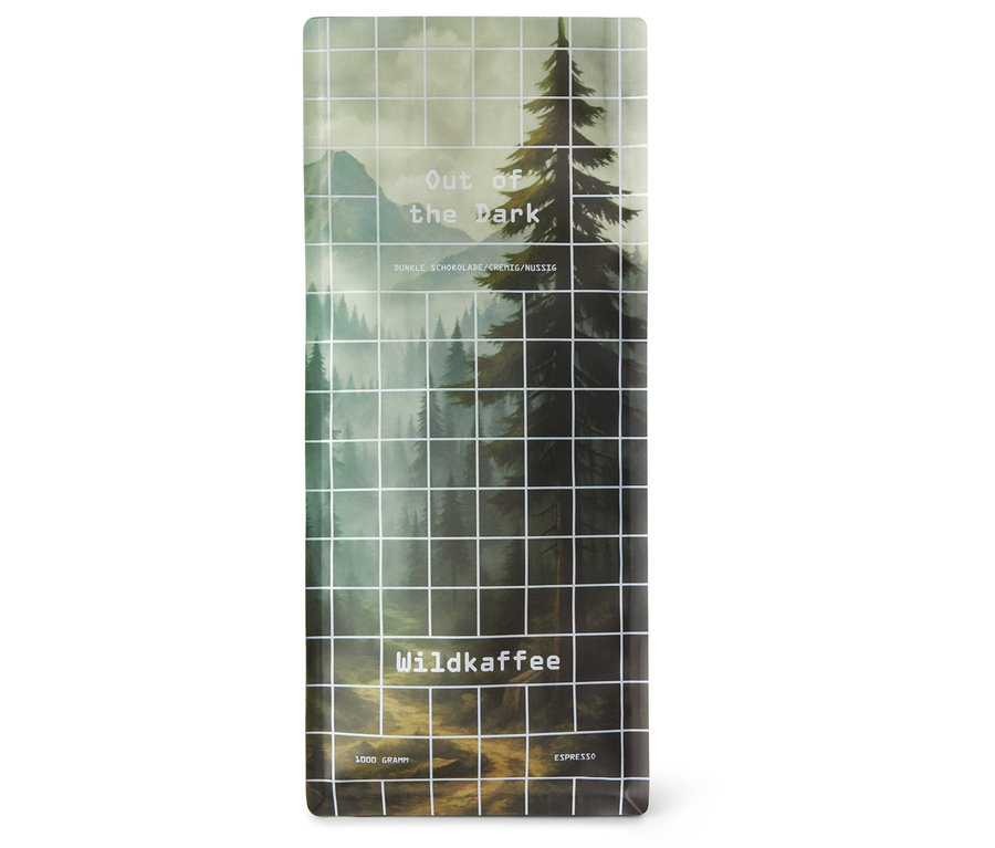 Wildkaffee - Out of the Dark Espresso - 1 kg Ganze Bohne
