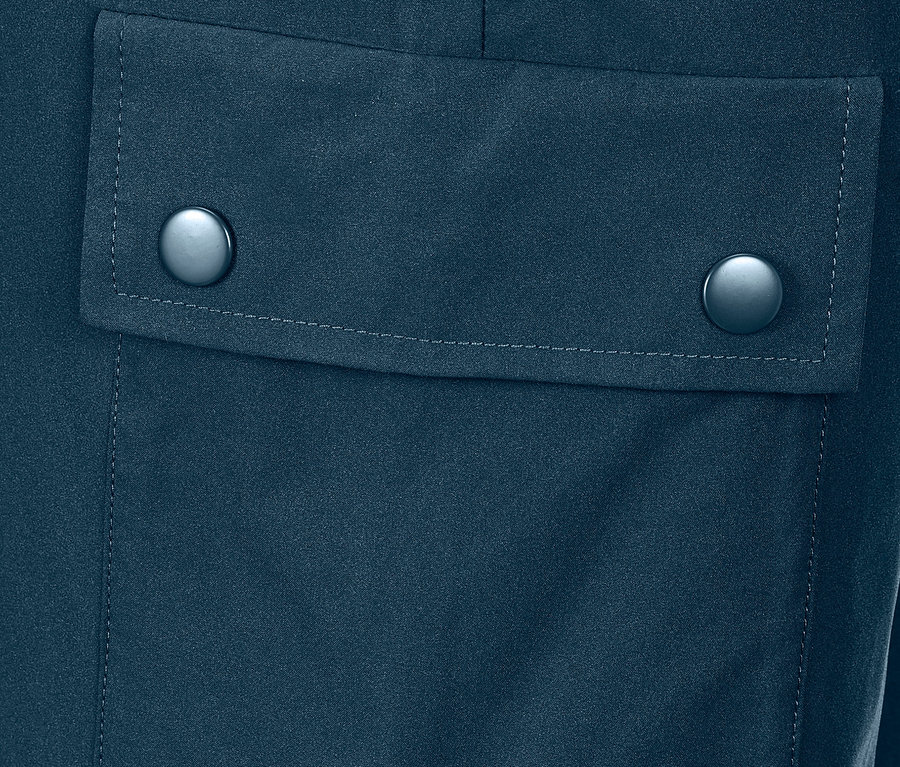Detail einer Tasche der Softshell-Hose.