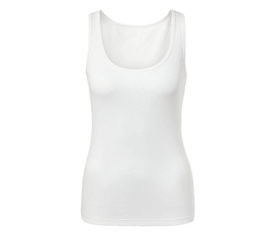 Weißes Ripphemd aus 2er-Pack.