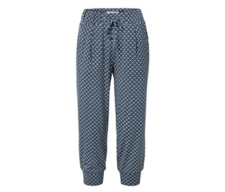 Blau-cremeweisser Alloverprint
