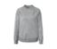 Grau meliertes Yogasweatshirt.