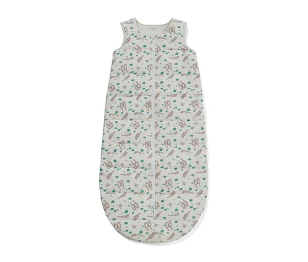 Schlafsack 2,5 TOG, 90 cm, mit Otter-Muster.