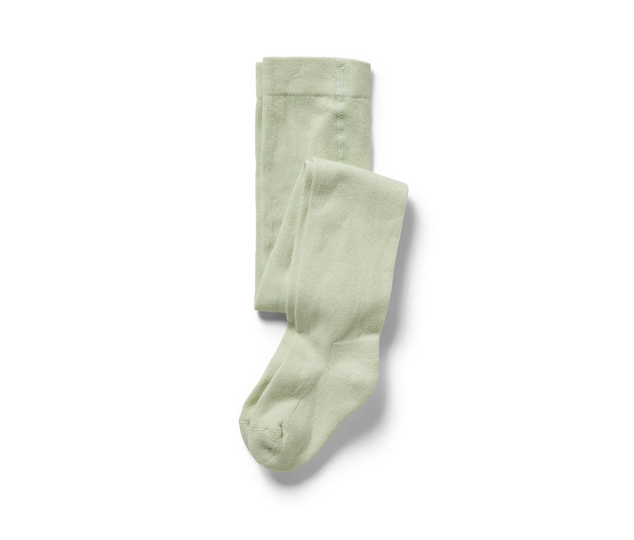 Hellgrüne Kinderstrumpfhose.