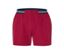 Rote Badeshorts.