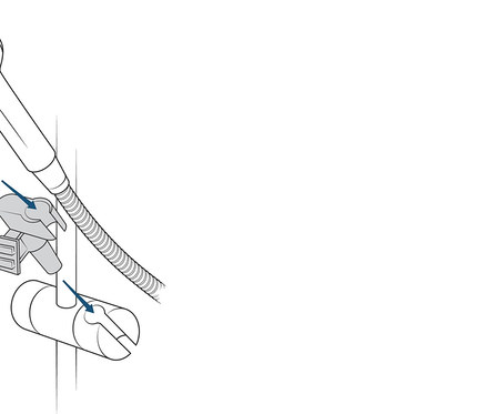 Duschhalter mit 2-in-1: Wäschetrockner und -auslüfter.