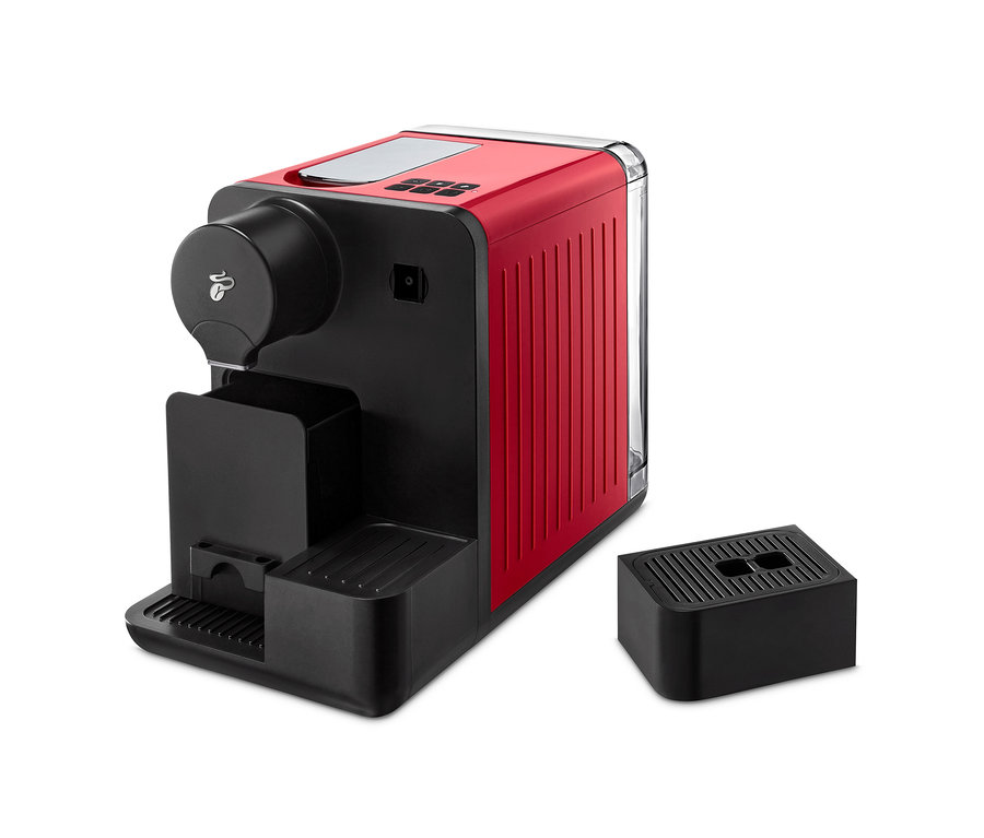 Rote Cafissimo milk Kaffeemaschine.