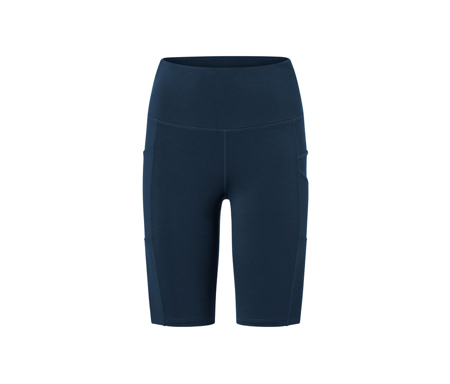 Marineblaue Radlerhose.