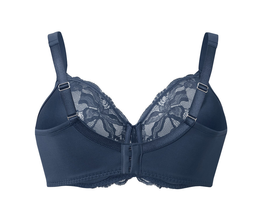 Blauer Minimizer-BH mit Spitzendetails.