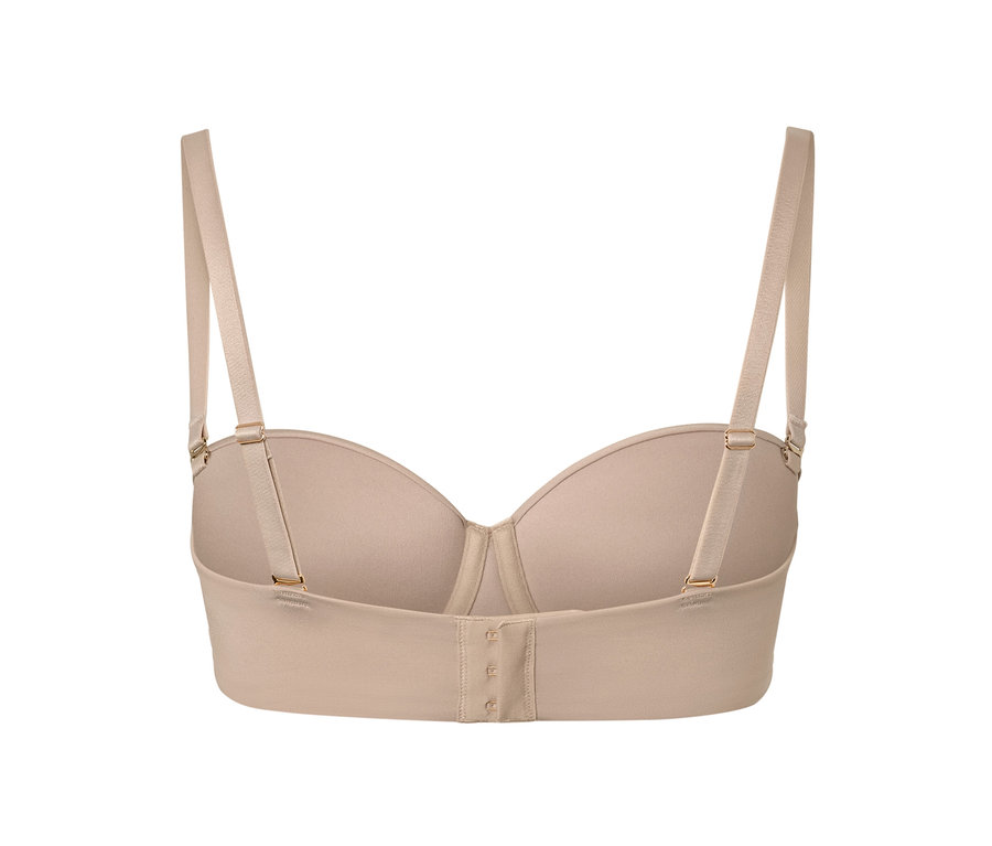Rückansicht eines beigen Multistyle-BHs.