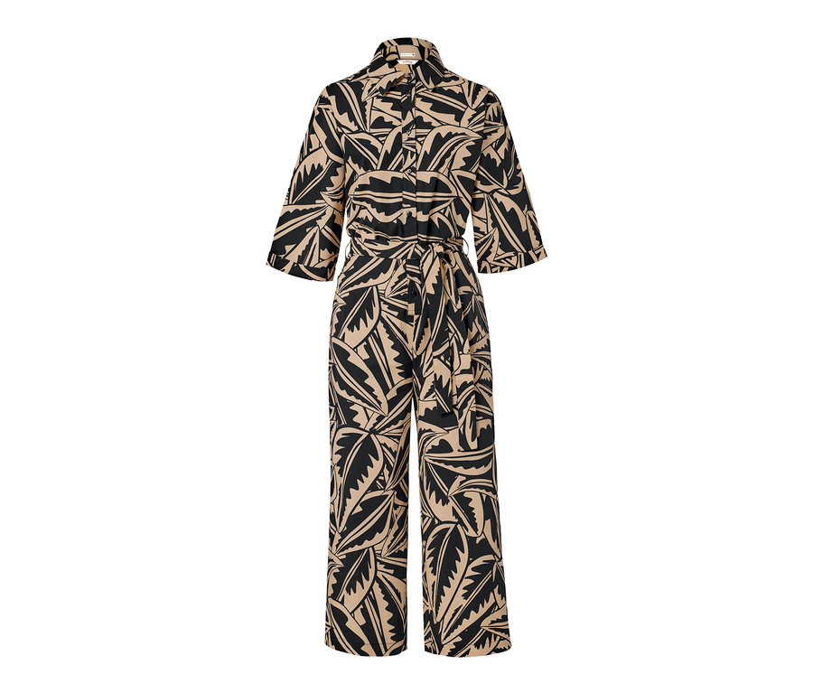 Popeline-Overall, Alloverprint.