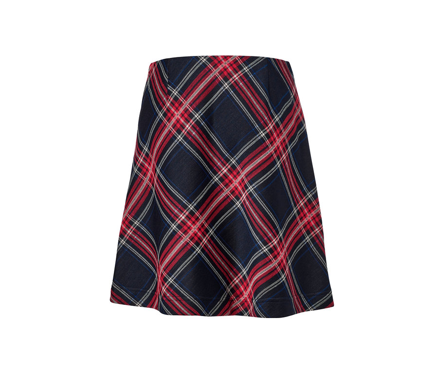 Karierter Jacquard-Rock.