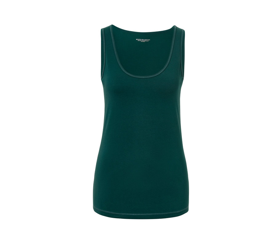 Grünes Top. 2 Tops, grün und offwhite