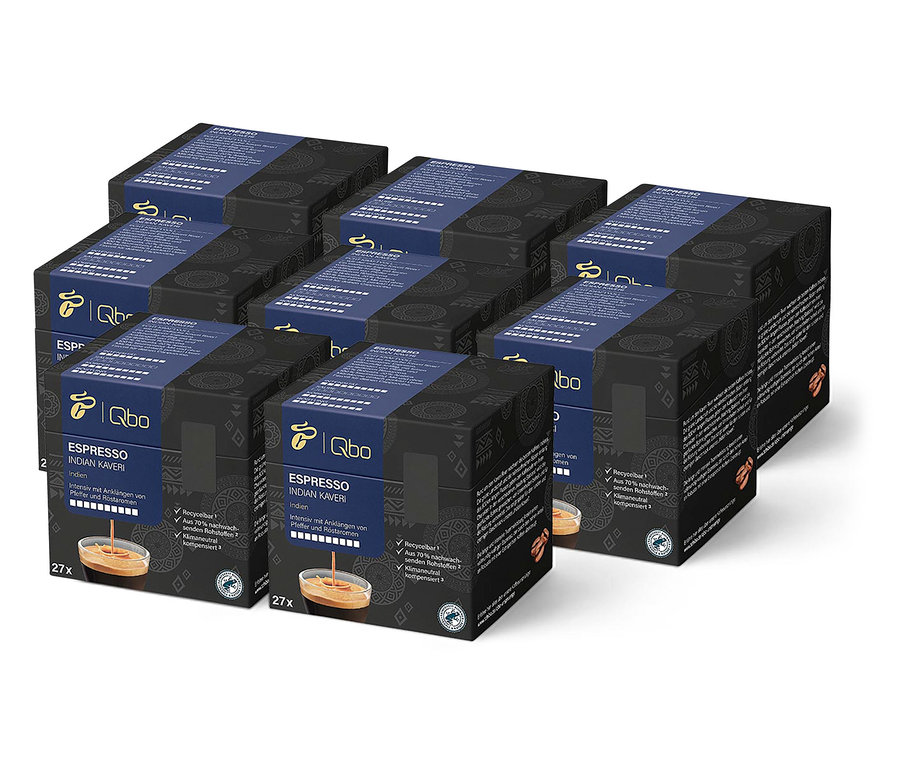 Qbo Espresso INDIAN KAVERI – 216 Kapseln