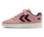 Rosa HUMMEL ST Power play SP Jr Sneaker mit braunen Details und weißer Sohle.