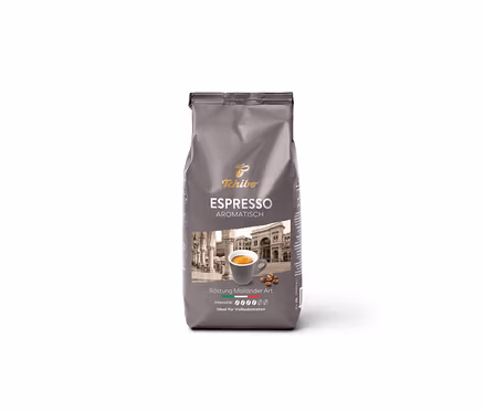 Graue Verpackung Espresso Aromatisch - 1 kg Ganze Bohne.