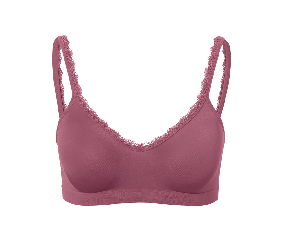 Beerenfarbener Seamless-Soft-BH.
