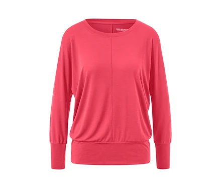 Pinkes Sport-und-Yogashirt.