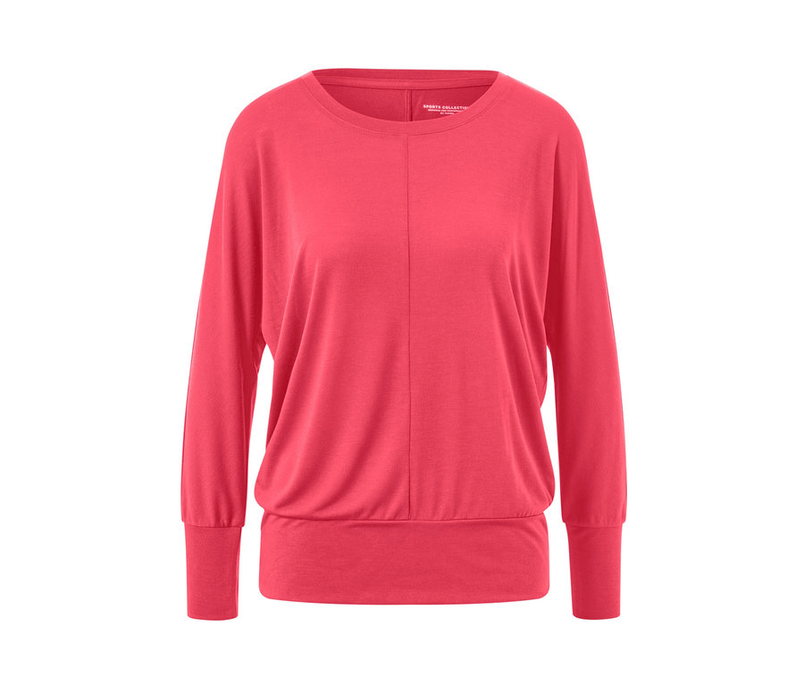 Pinkes Sport-und-Yogashirt.