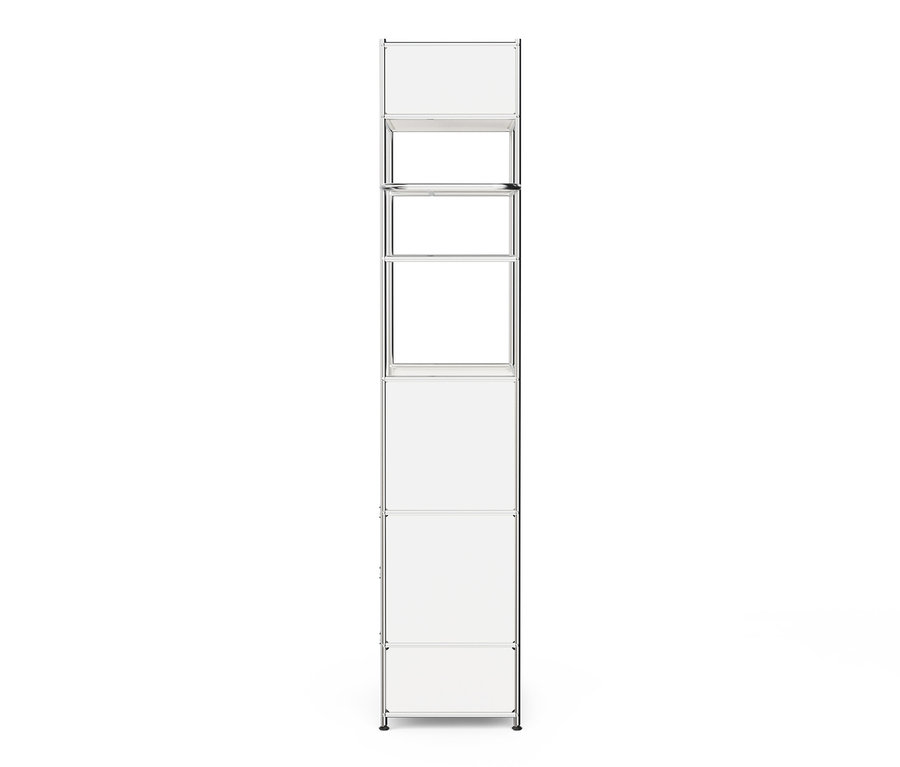 Hohe Garderobe Metall »CN3« mit Kleiderstange und 3 Schubladen.