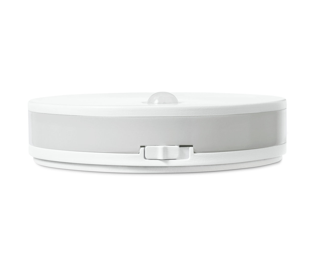 Detailaufnahme einer Multifunktions-LED-Leuchte mit Bedienelement.