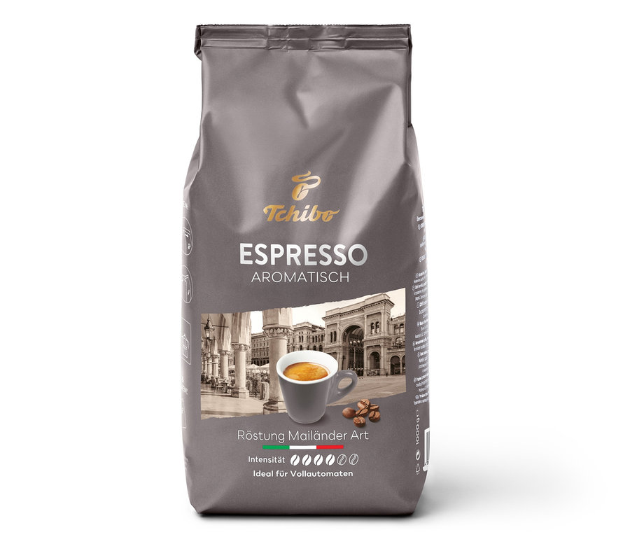 Espresso Aromatisch - 1 kg Ganze Bohne