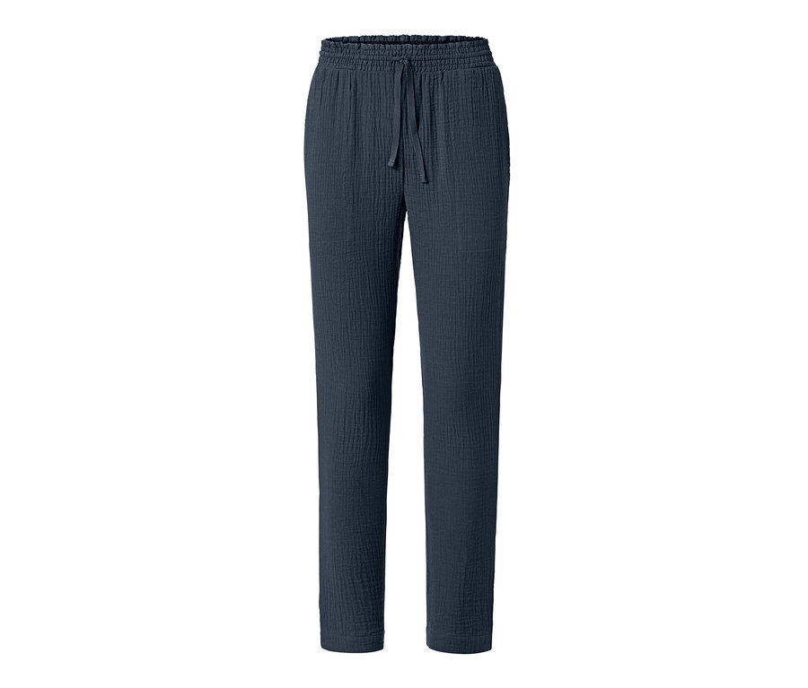 Eine blaue Loungehose.