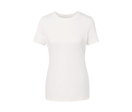Basic T-Shirt, weiss