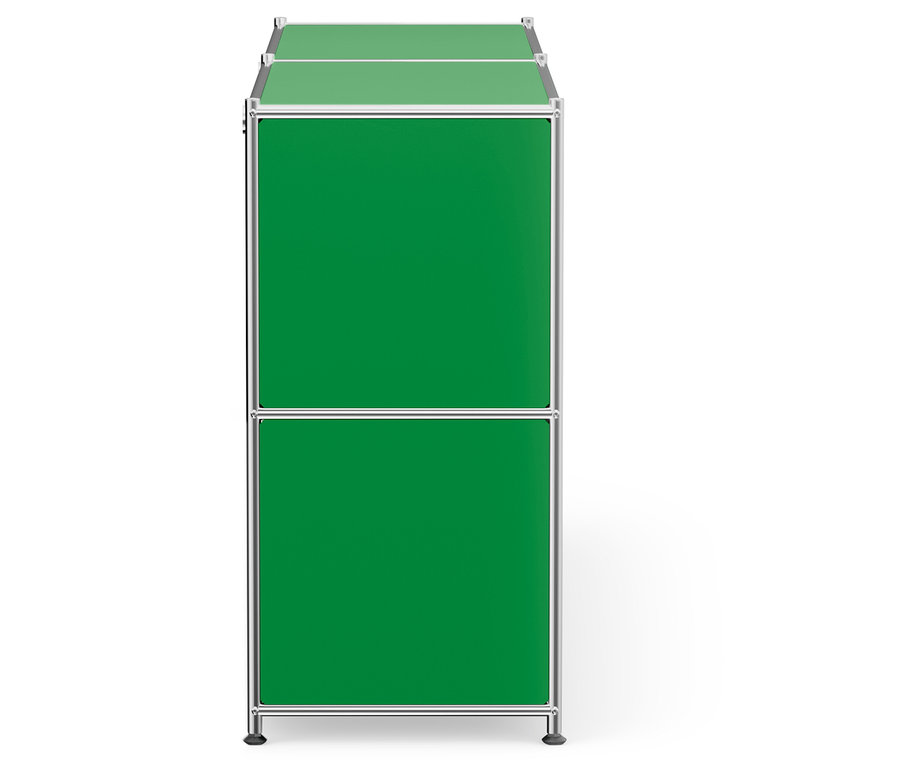 Sideboard Metall »CN3« mit 2 versetzbaren Klappenfächern, grün bei