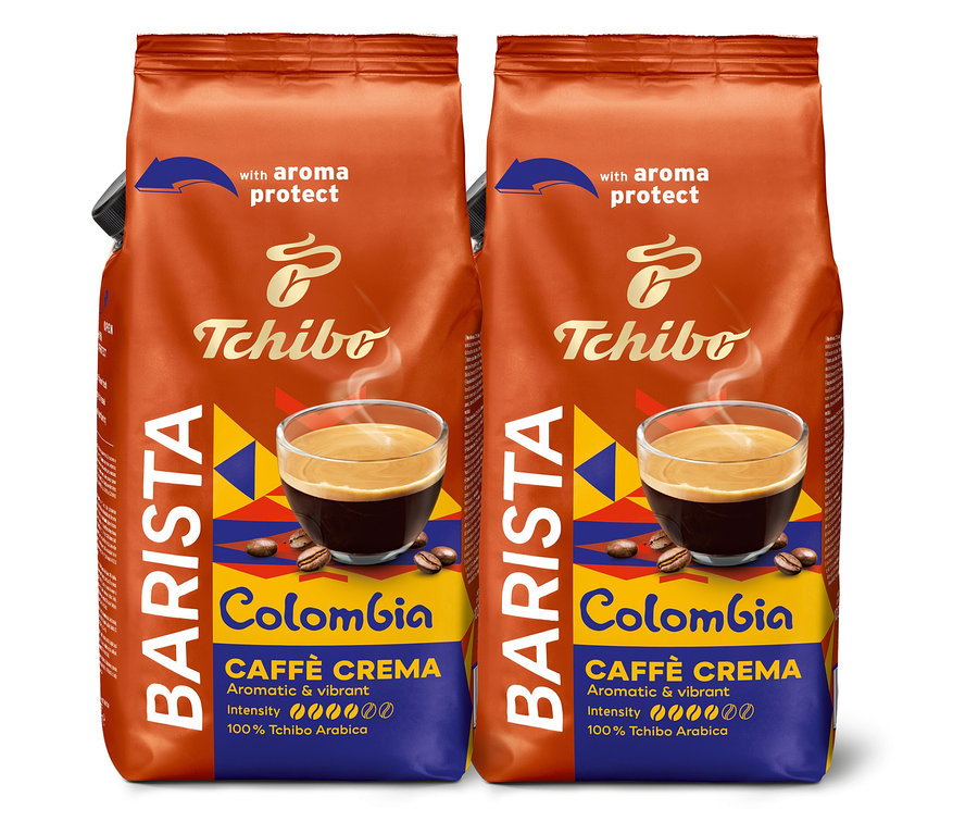 BARISTA Origins Colombia - 2 x 1 kg Ganze Bohne