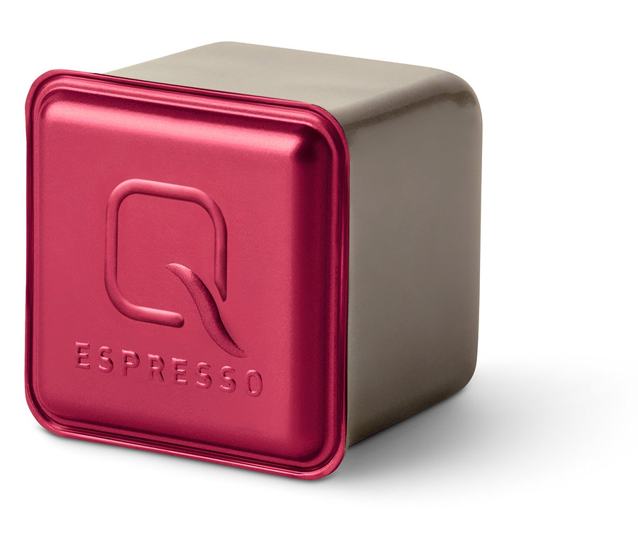 Eine Qbo Espresso SIDAMA ROYAL Kapsel.