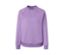 Fliederfarbenes Yogasweatshirt.