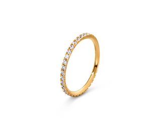 375 Gold Ring Eternity Zirkonia