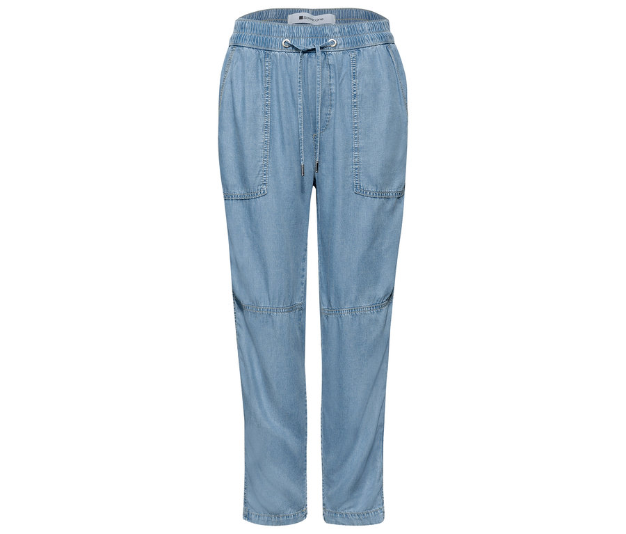 Die Street One Joggpants »Bonny« in heller Waschung mit Kordelzug.