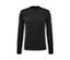 Langarm-Funktionsshirt, schwarz - Schwarz