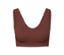 Ein braunes Seamless-Bustier.