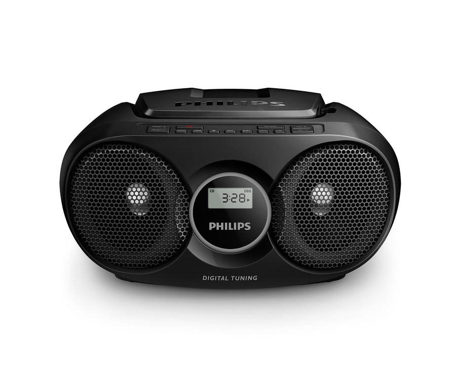 Schwarze Philips CD-Boombox »AZ215«.