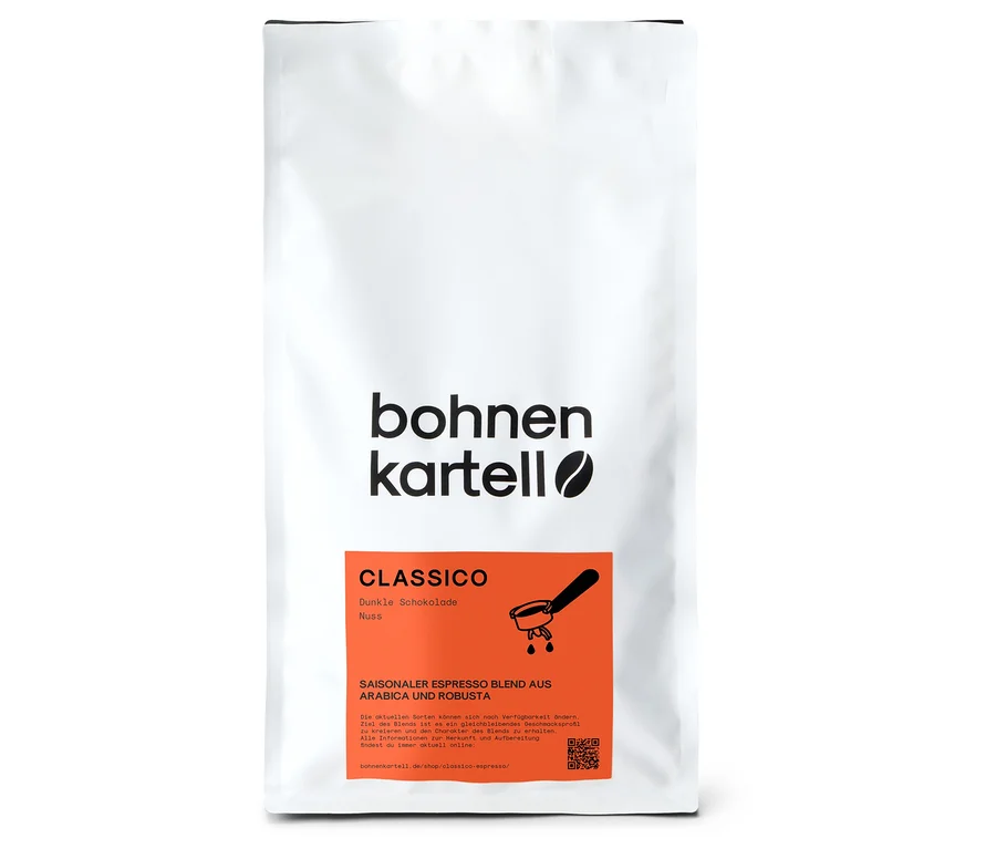 bohnenkartell - Classico Espresso - 1 kg Ganze Bohne