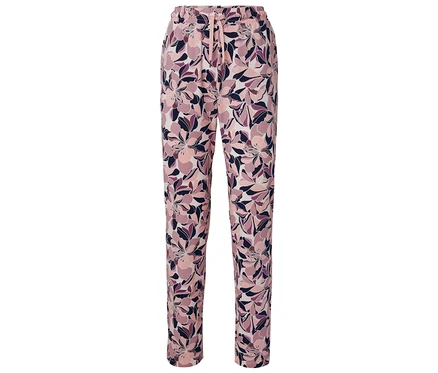 Hose mit Blumenmuster.