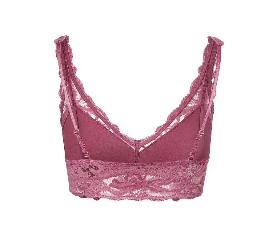 Detailaufnahme eines Spitzen-Bustiers.