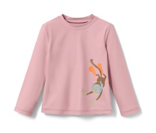 Rosa mit platziertem Print