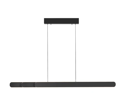 Schwarze Paul Neuhaus LED-Pendelleuchte »Adriana Round«.