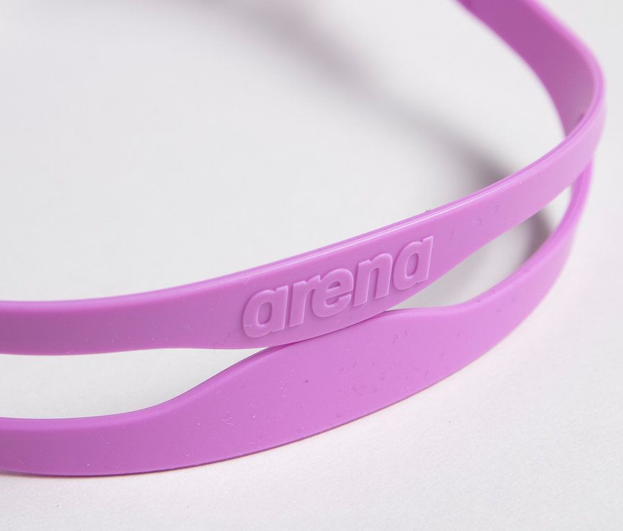 Detail einer pinken arena Junior Kinder-Schwimmbrille The One Mask.