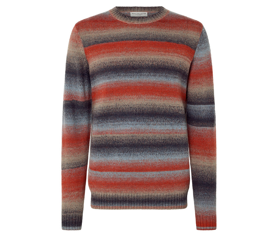 Gestreifter Pullover mit RWS-zertifizierter Wolle.