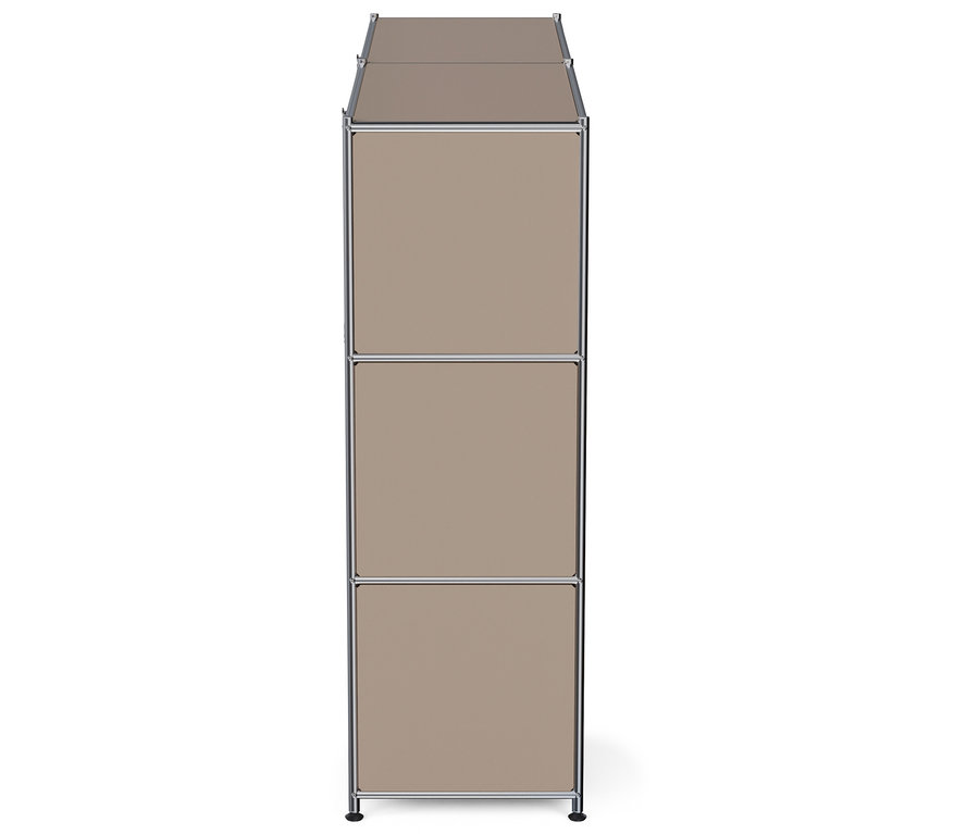 Metall-Kommode »CN3« mit 6 Klappenfächern in Taupe.