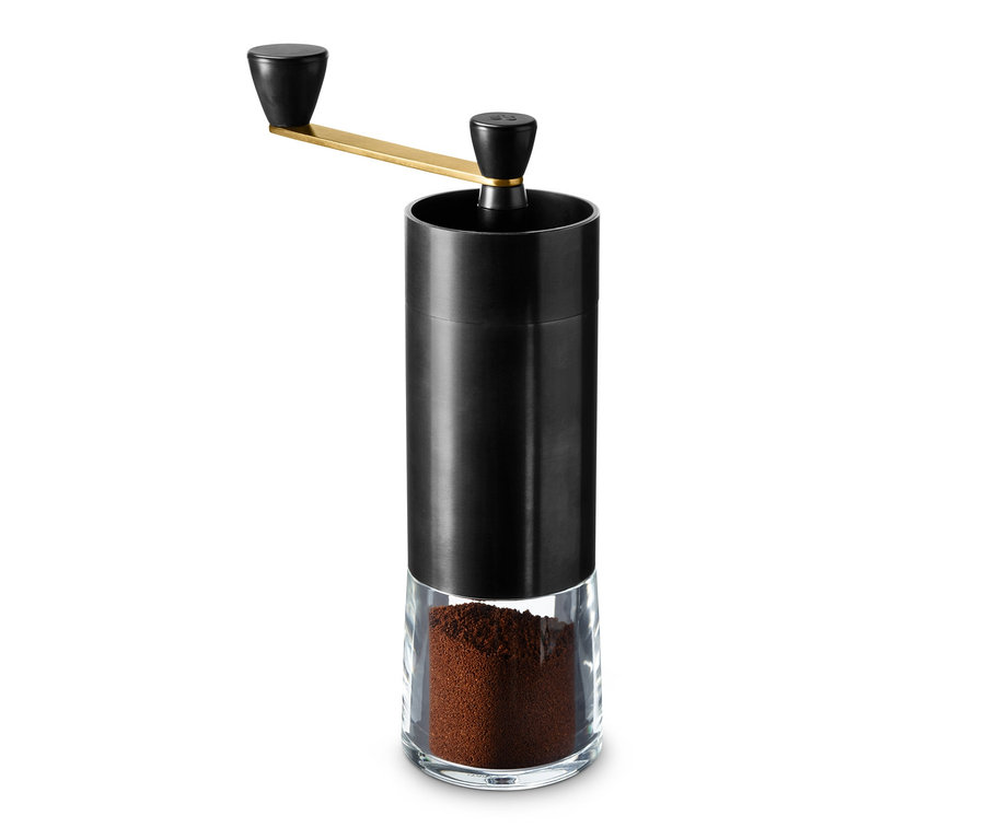 Nahaufnahme einer Kaffeemühle.